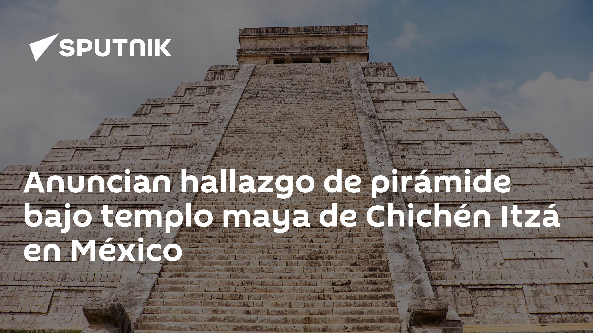 Anuncian hallazgo de pirámide bajo templo maya de Chichén Itzá en México -  , Sputnik Mundo