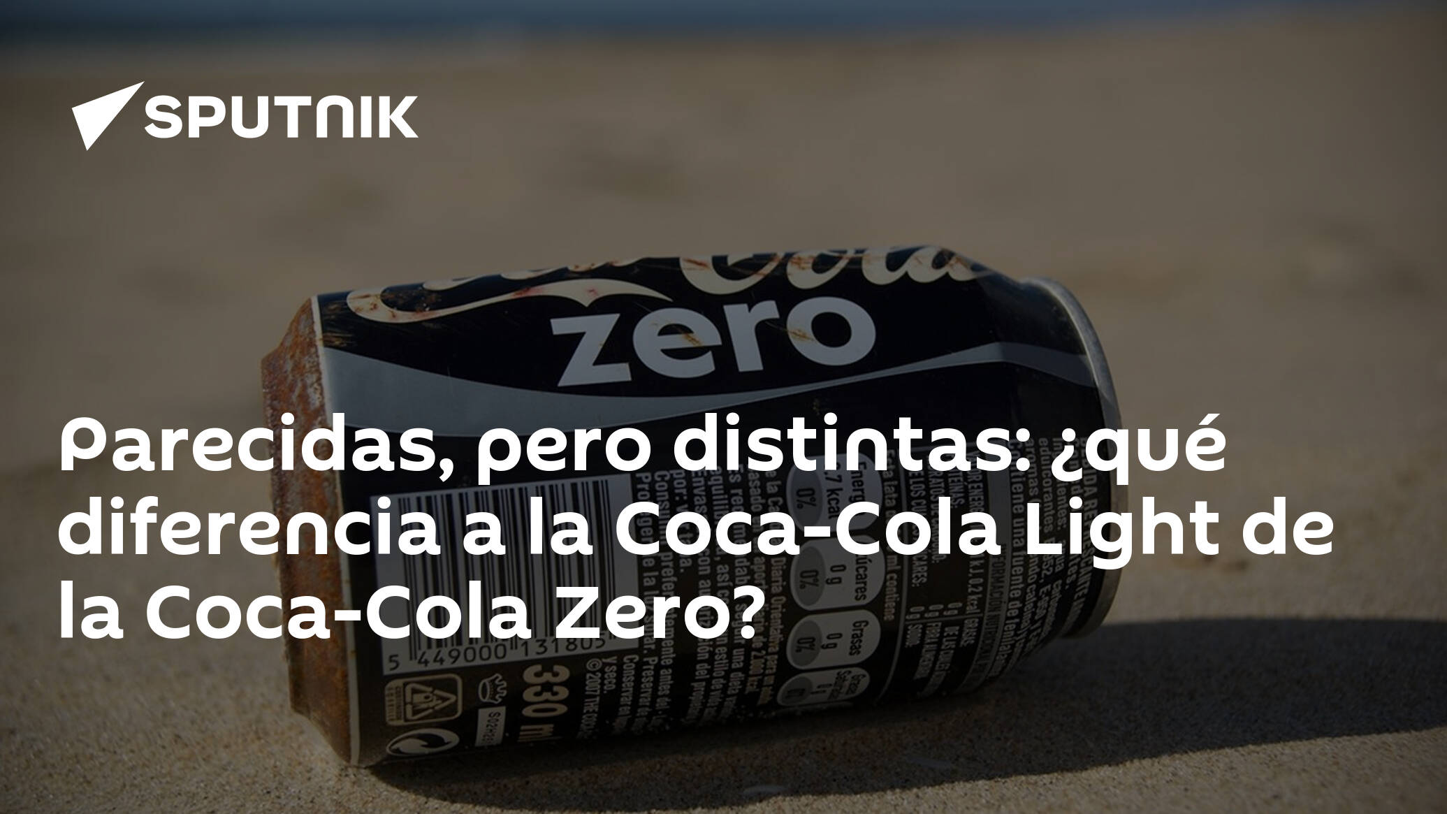 La diferencia entre Coca-Cola, Light, Zero y Zero Zero