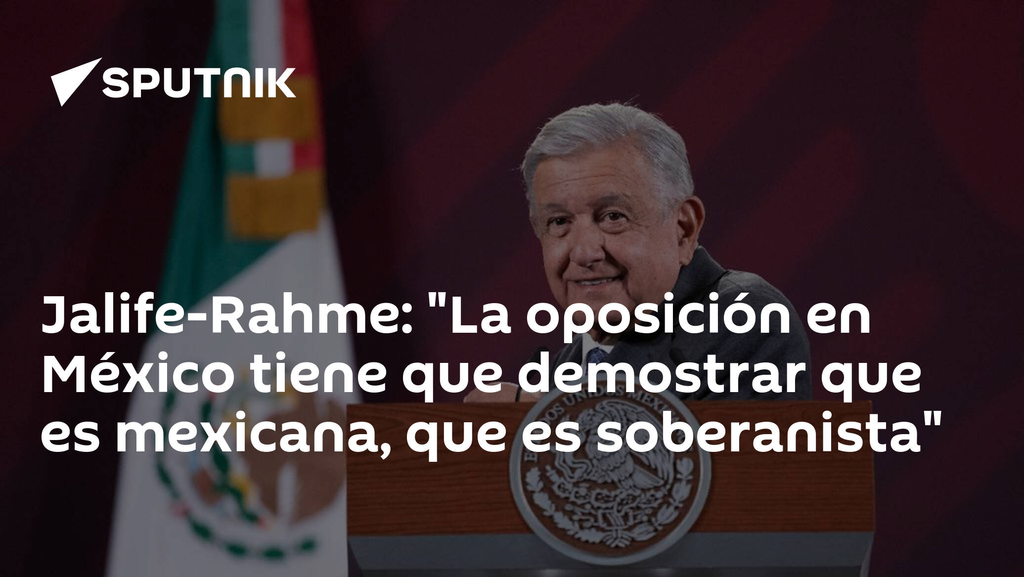 Jalife Rahme La Oposición En México Tiene Que Demostrar Que Es