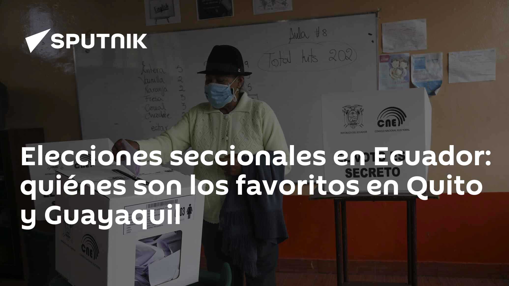 Elecciones seccionales en Ecuador quiénes son los favoritos en Quito y