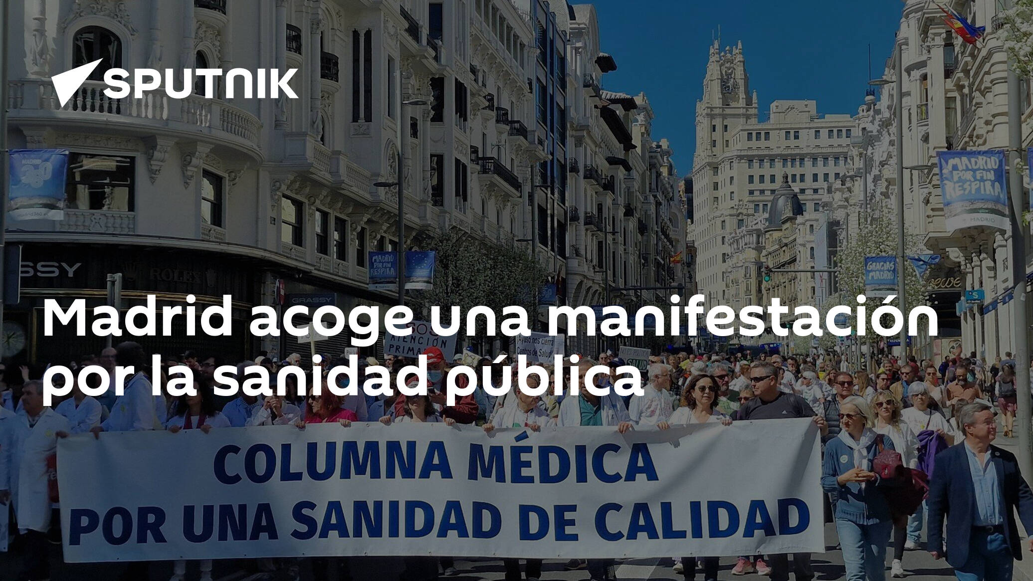 Madrid acoge manifestación por la sanidad pública