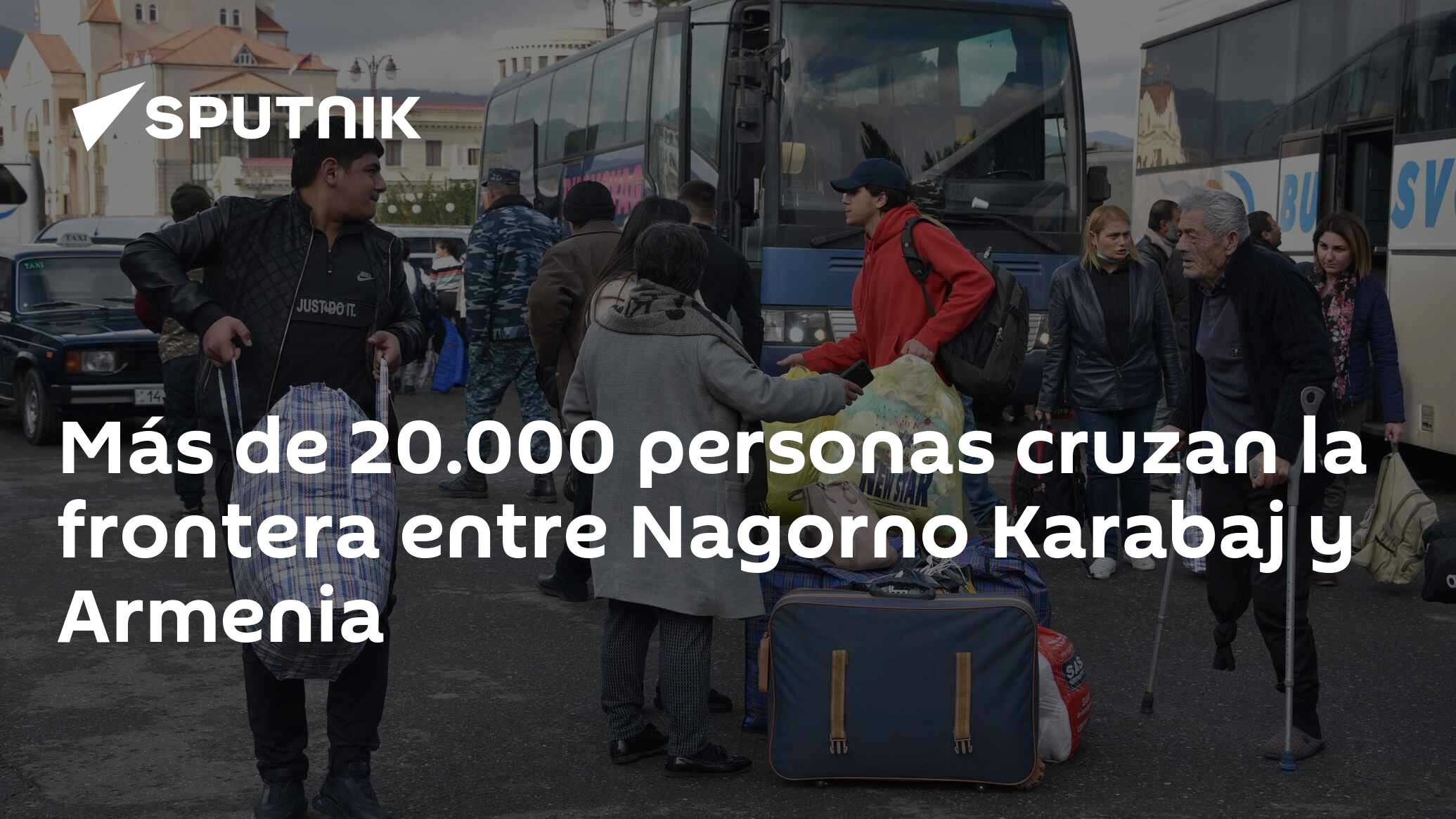 Más De 20 000 Personas Cruzan La Frontera Entre Nagorno Karabaj Y