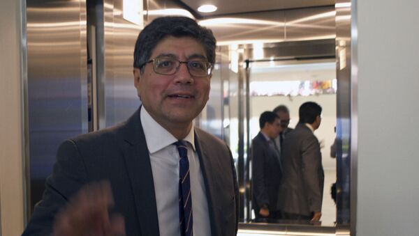 José Valencia, ministro de Relaciones Exteriores y Movilidad Humana de Ecuador  - Sputnik Mundo