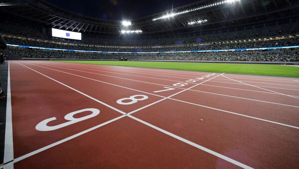 La pista para correr en el Estadio Olímpico de Tokio - Sputnik Mundo