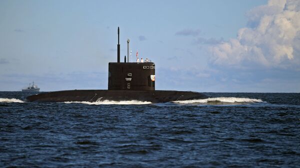 El submarino diésel-eléctrico ruso Petropavlovsk-Kamchatsky - Sputnik Mundo