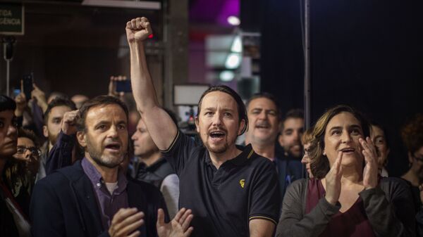Dirigentes de Unidas Podemos. Barcelona, noviembre 2019 - Sputnik Mundo