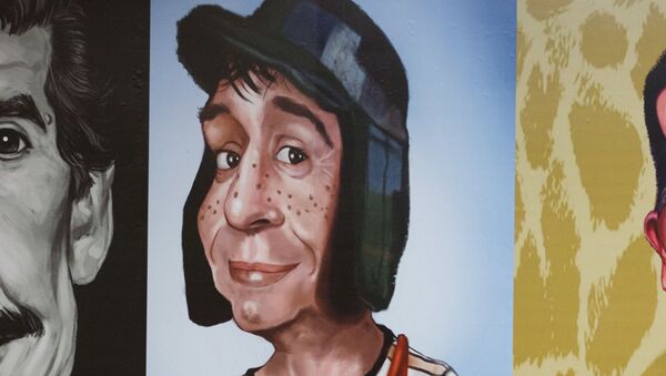 Una pintura en homenaje al Chavo del 8, uno de los personajes de Roberto Gómez Bolaños, el Chespirito - Sputnik Mundo