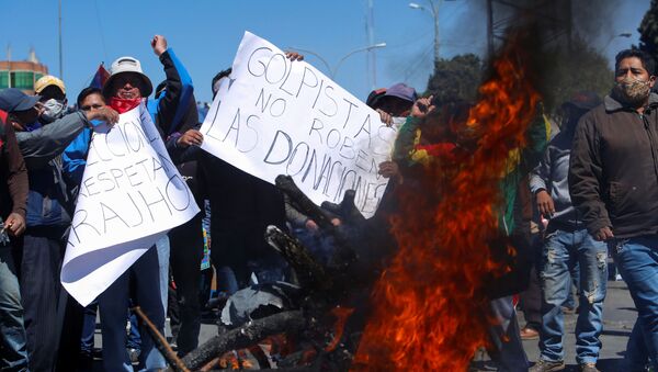Protestas en Bolivia (Archivo) - Sputnik Mundo