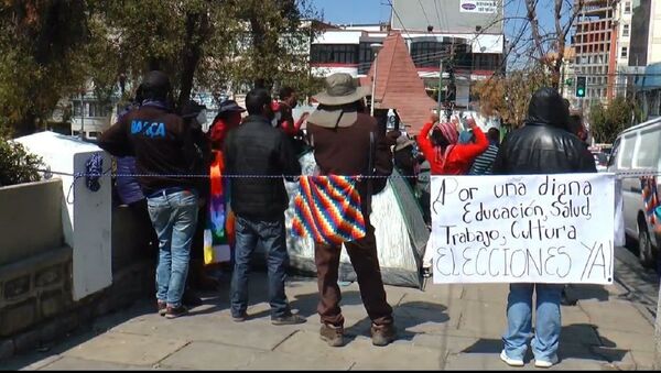 Las protestas se incrementan en Bolivia por la postergación de las elecciones presidenciales - Sputnik Mundo