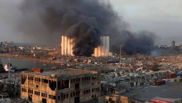 Explosión en Beirut  - Sputnik Mundo