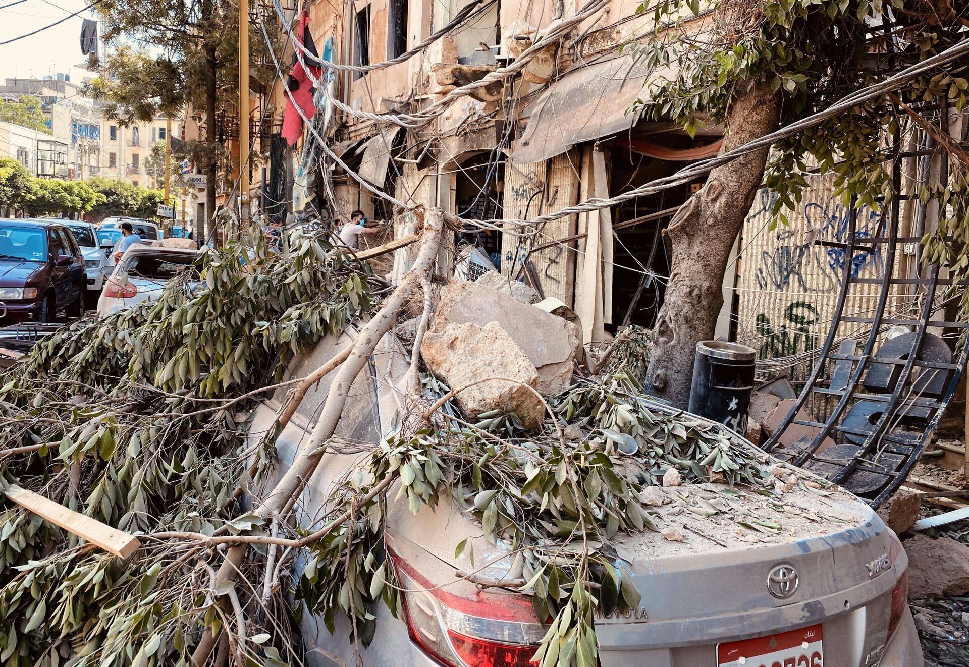 Consecuencias de la explosión en Beirut Consecuencias de la explosión en Beirut - Sputnik Mundo, 1920, 03.08.2021