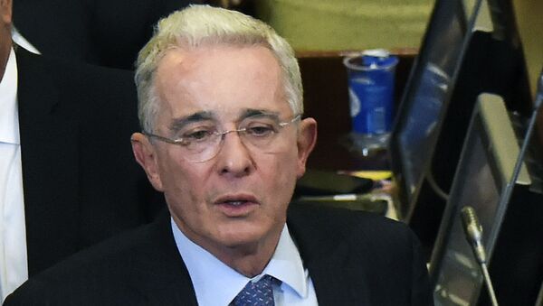 Álvaro Uribe, senador y expresidente colombiano - Sputnik Mundo