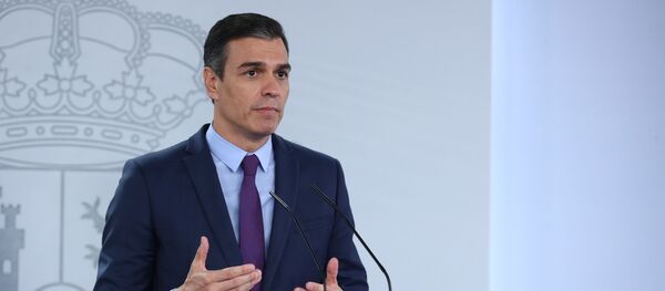 Pedro Sánchez, presidente del Gobierno español Pedro Sánchez, presidente del Gobierno español - Sputnik Mundo