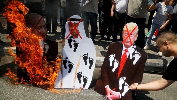 Protestas contra el acuerdo de paz entre Israel y Emiratos Árabes Unidos - Sputnik Mundo