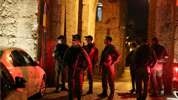 La Policía en Jerusalén - Sputnik Mundo