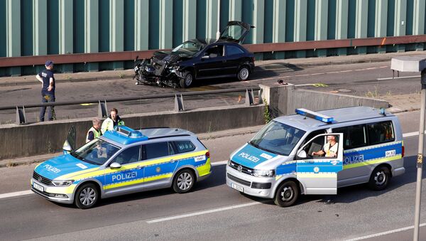  Serie de accidentes de tráfico en Berlín, Alemania - Sputnik Mundo