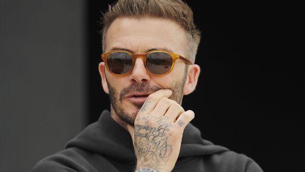 David Beckham, exfutbolista británico - Sputnik Mundo