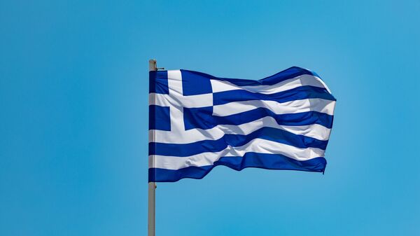 Una bandera de Grecia - Sputnik Mundo