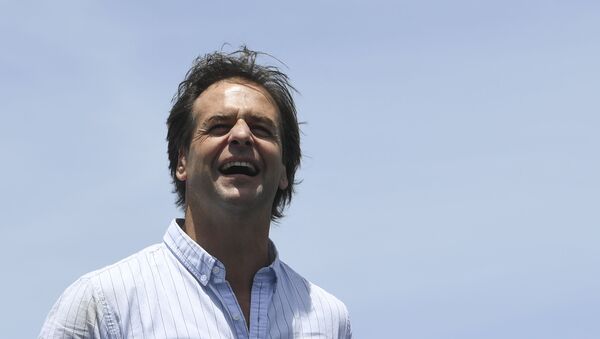 Luis Lacalle Pou, presidente de Uruguay - Sputnik Mundo