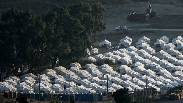 Campo de refugiados de Moria - Sputnik Mundo