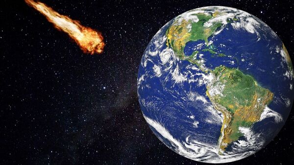 Un meteorito a punto de impactar contra la Tierra - Sputnik Mundo