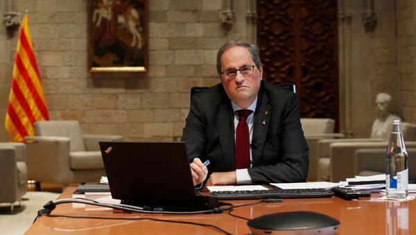 Quim Torra, el presidente catalán - Sputnik Mundo