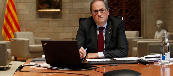 Quim Torra, el presidente catalán Quim Torra, el presidente catalán - Sputnik Mundo