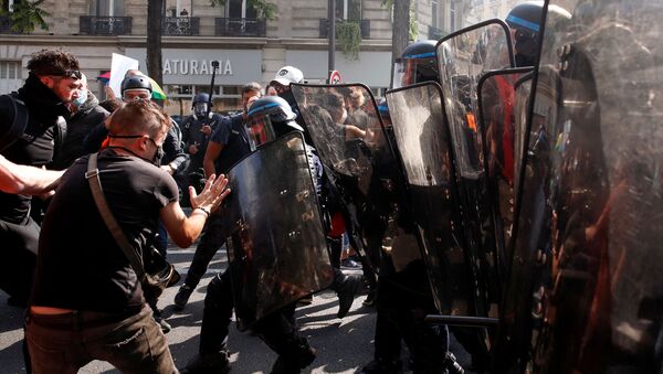 Protestas en París, Francia - Sputnik Mundo
