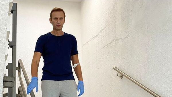 Alexéi Navalni, opositor ruso, en la clínica Charité en Berlín - Sputnik Mundo