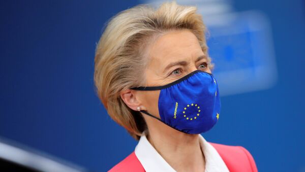 Ursula von der Leyen, presidenta de la Comisión Europea - Sputnik Mundo