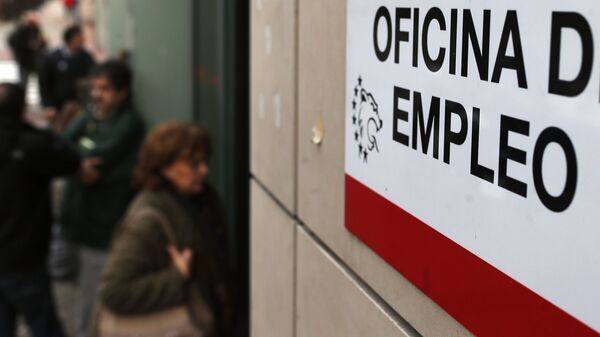 Imagen referencial de una oficina de empleo en Madrid - Sputnik Mundo