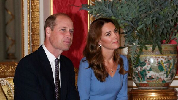 El príncipe William y su esposa Kate, duquesa de Cambridge - Sputnik Mundo
