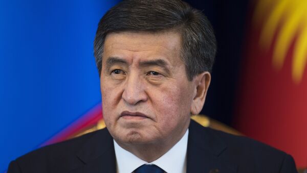 Sooronbái Zheenbékov, presidente de Kirguistán - Sputnik Mundo