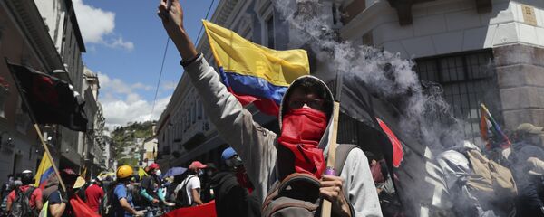 Protestas en Ecuador (Archivo) Protestas en Ecuador (Archivo) - Sputnik Mundo