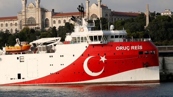 El buque turco Oruc Reis - Sputnik Mundo