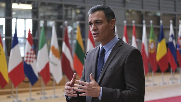 El presidente del Gobierno, Pedro Sánchez, asiste al Consejo Europeo - Sputnik Mundo