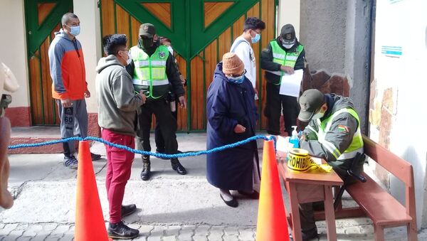 Votación en las elecciones presidenciales de Bolivia - Sputnik Mundo