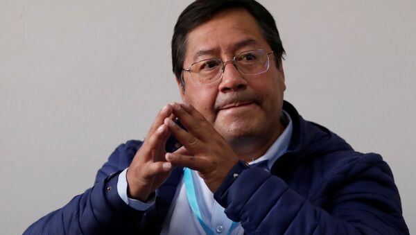 Luis Arce, candidato del MAS a la Presidencia de Bolivia - Sputnik Mundo