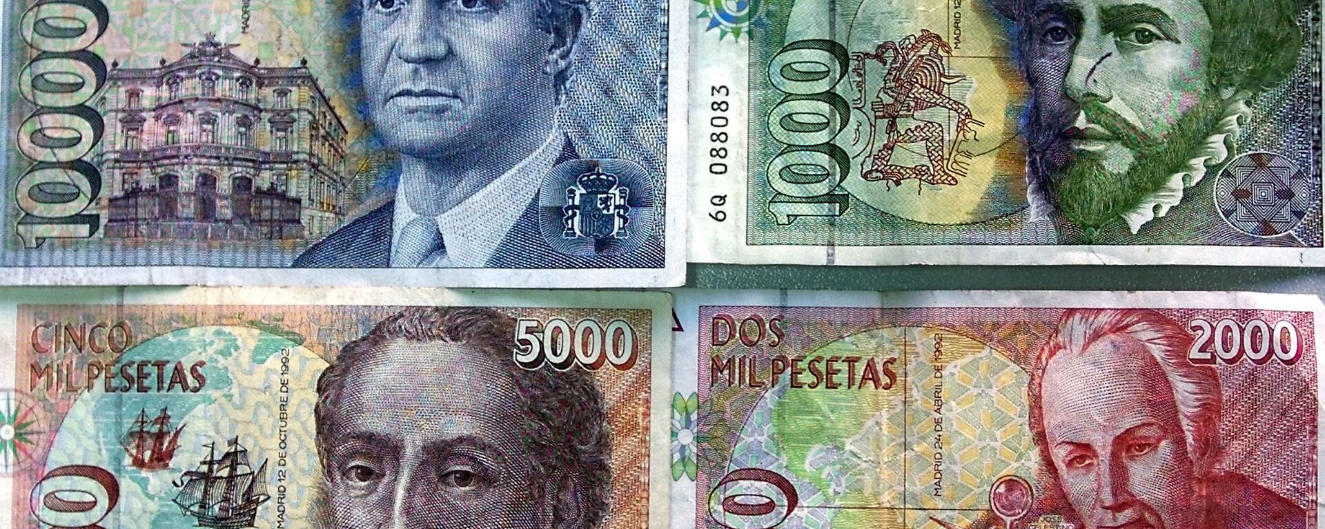 Billetes de pesetas - Sputnik Mundo, 1920, 19.10.2020