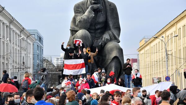Protestas en Bielorrusia - Sputnik Mundo