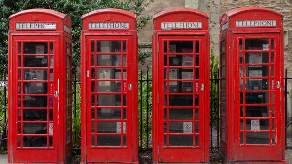 Cabinas telefónicas de Londres (imagen referencial) - Sputnik Mundo