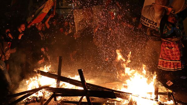 Situación en Santiago tras el referéndum constitucional - Sputnik Mundo