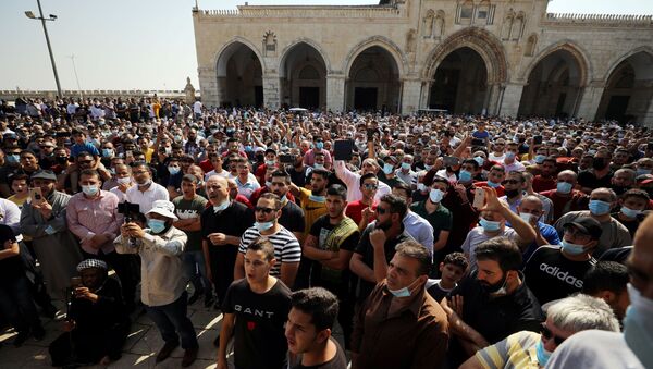 Musulmanes protestan en Jerusalén contra Macron - Sputnik Mundo