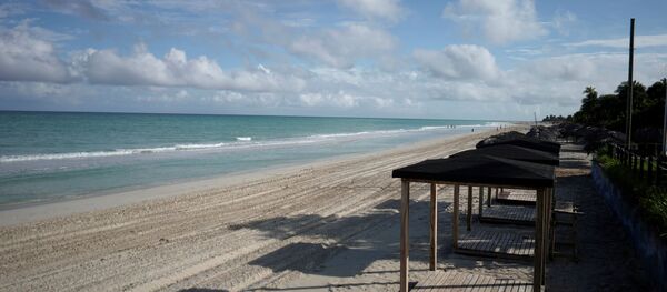Una playa en Varadero, Cuba Una playa en Varadero, Cuba - Sputnik Mundo