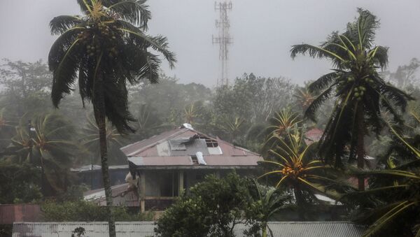 El huracán Eta a su llegada a Bilwi, Nicaragua - Sputnik Mundo