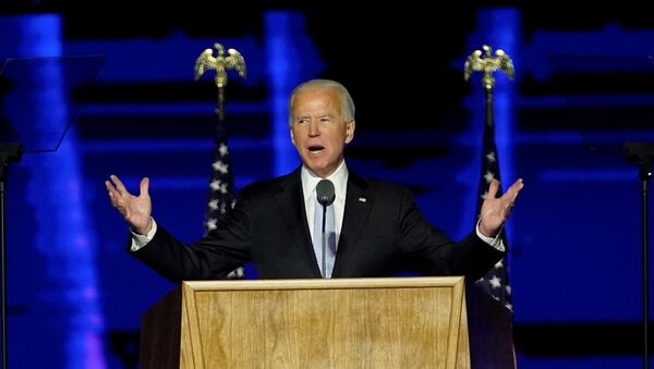 Joe Biden, candidato presidencial por el Partido Demócrata - Sputnik Mundo