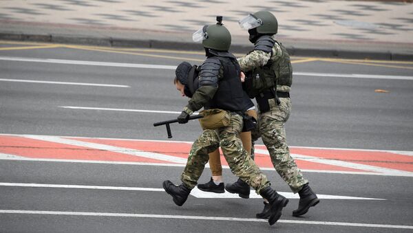 Detenciones de los manifestantes en Minsk (Archivo) - Sputnik Mundo