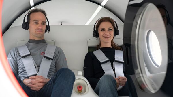 Prueba de pasajeros de Virgin Hyperloop - Sputnik Mundo