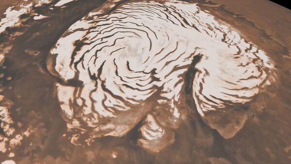 Capas de hielo en Marte - Sputnik Mundo