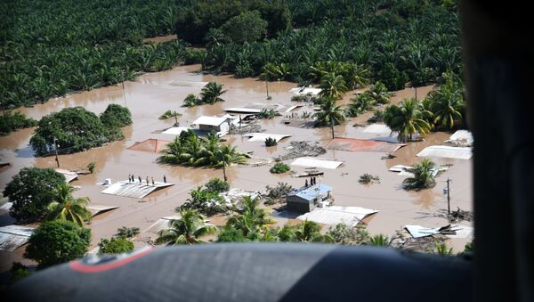 Inundaciones en San Pedro Sula, Honduras - Sputnik Mundo